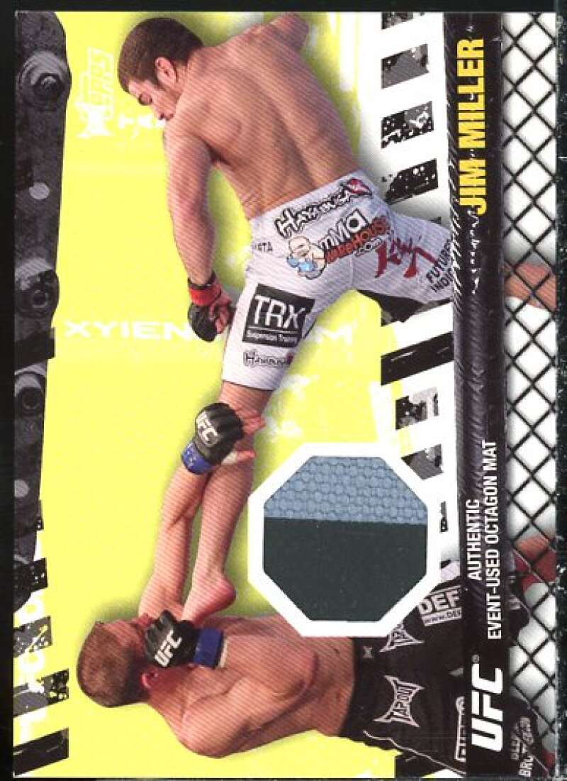 Jim Miller Card 2010 Topps UFC Fight Mat Relics #FMJM  Image 1