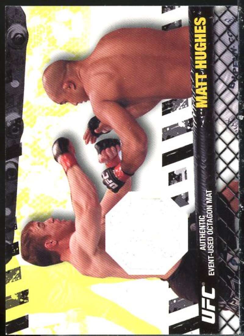 Matt Hughes Card 2010 Topps UFC Fight Mat Relics #FMMH  Image 1