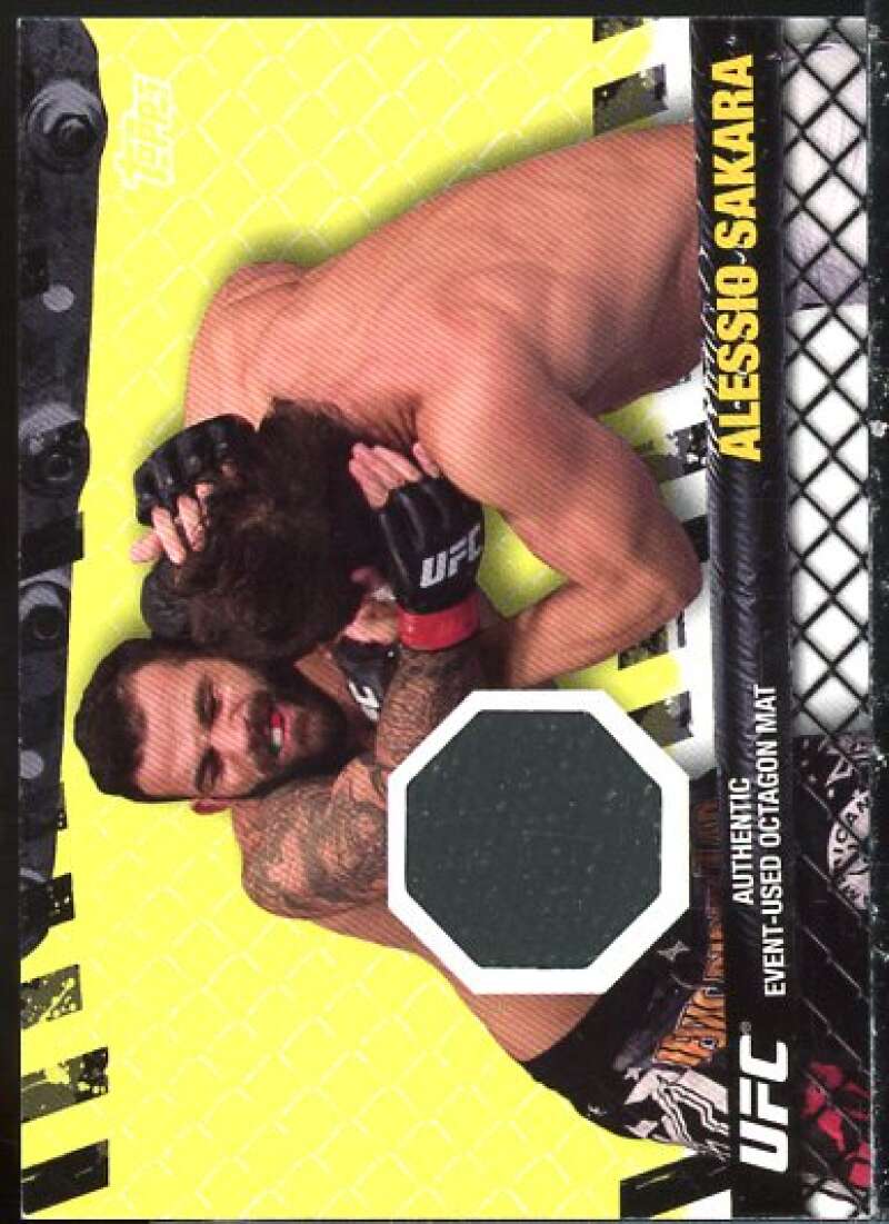 Alessio Sakara Card 2010 Topps UFC Fight Mat Relics #FMAS  Image 1