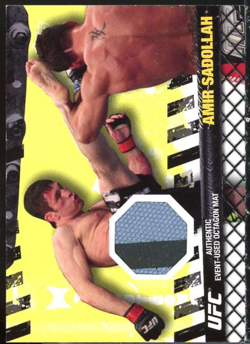 Amir Sadollah Card 2010 Topps UFC Fight Mat Relics #FMASA  Image 1