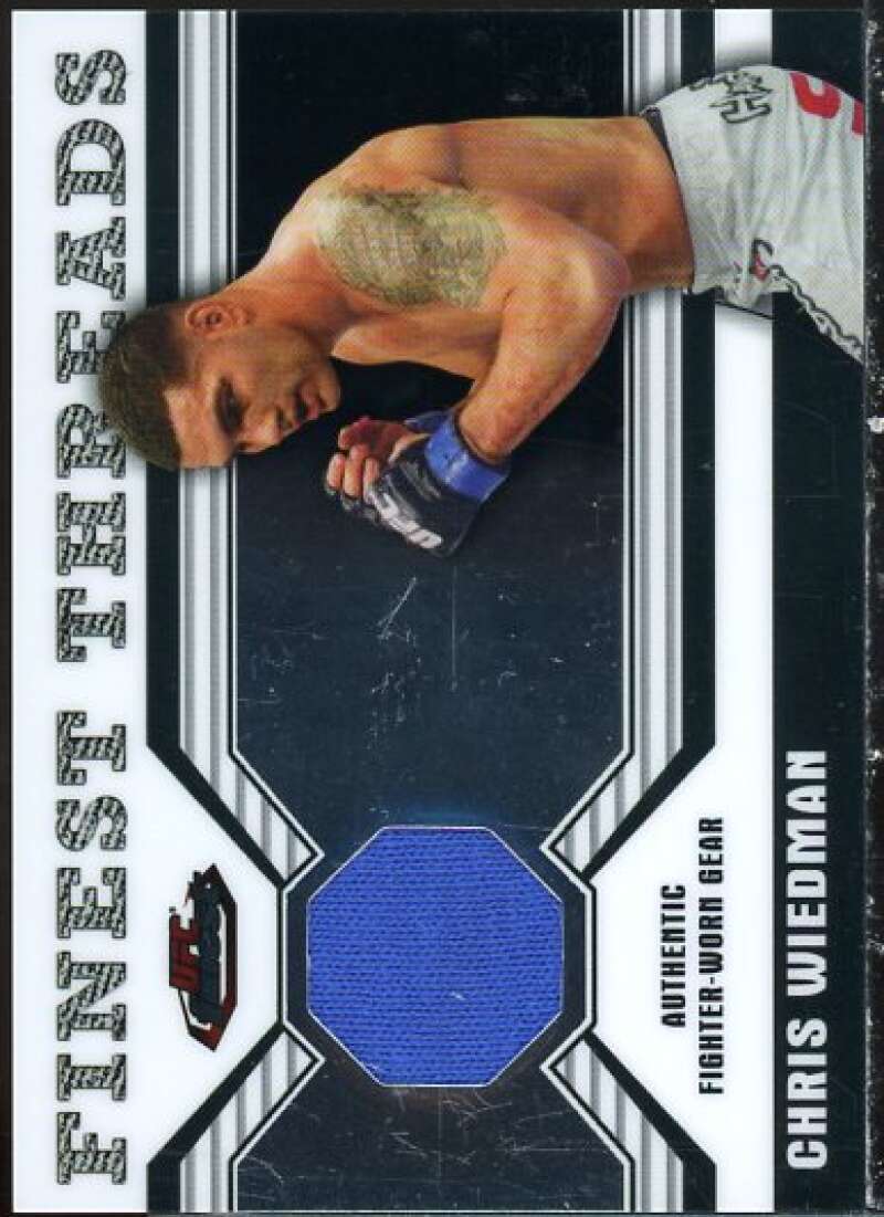 Chris Weidman Card 2011 Finest UFC Finest Threads Fighter Relics #RCW  Image 1