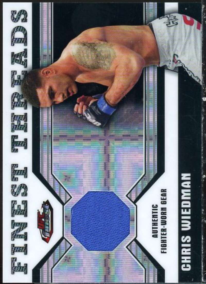 Chris Weidman 2011 Finest UFC Finest Threads Fighter Relics X-Fractors #RCW  Image 1