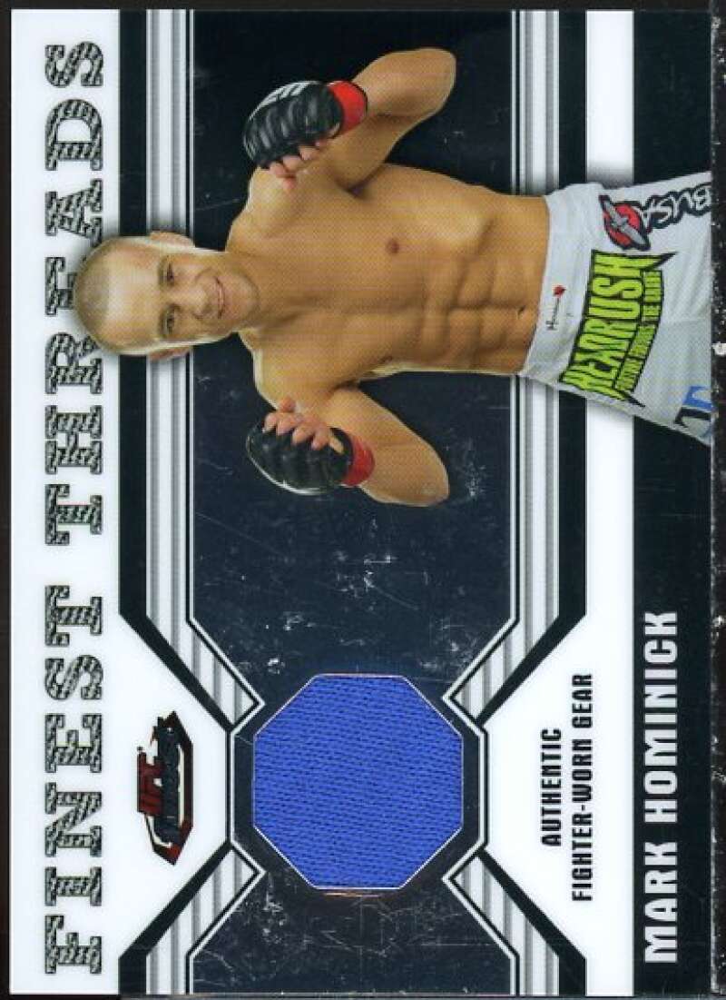 Mark Hominick Card 2011 Finest UFC Finest Threads Fighter Relics #RMH  Image 1