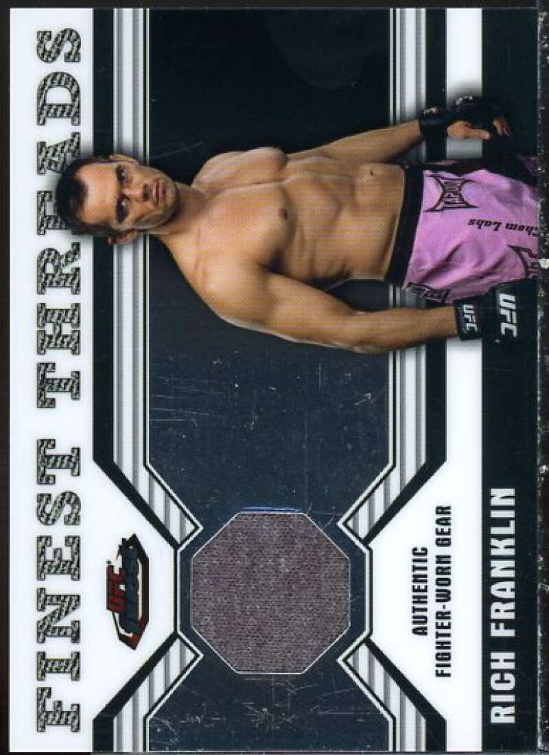 Rich Franklin Card 2011 Finest UFC Finest Threads Fighter Relics #RRF  Image 1