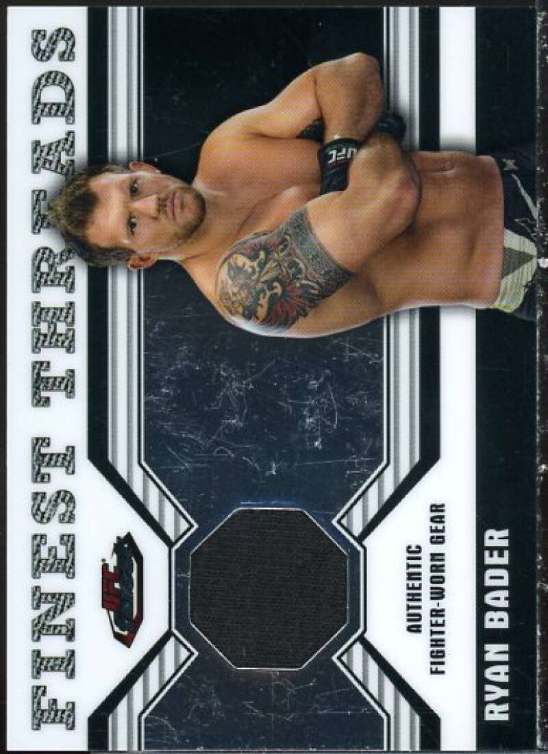 Ryan Bader Card 2011 Finest UFC Finest Threads Fighter Relics #RRB  Image 1