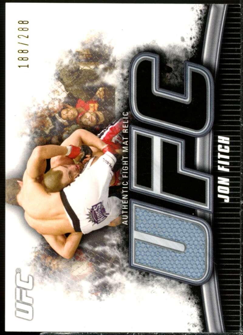 Jon Fitch Card 2010 Topps UFC Knockout Fight Mat Relics #FMJF  Image 1