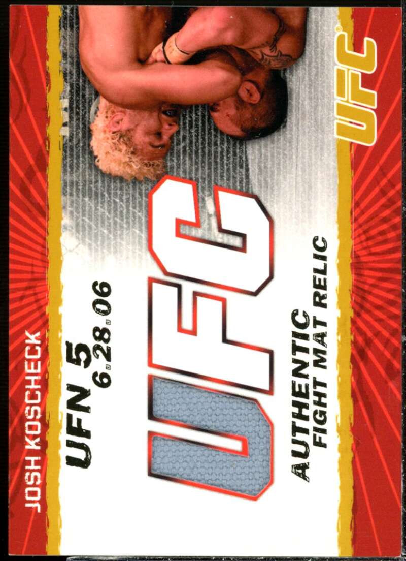 Josh Koscheck Card 2009 Topps UFC Fight Mat Relics Gold #FMJK  Image 1