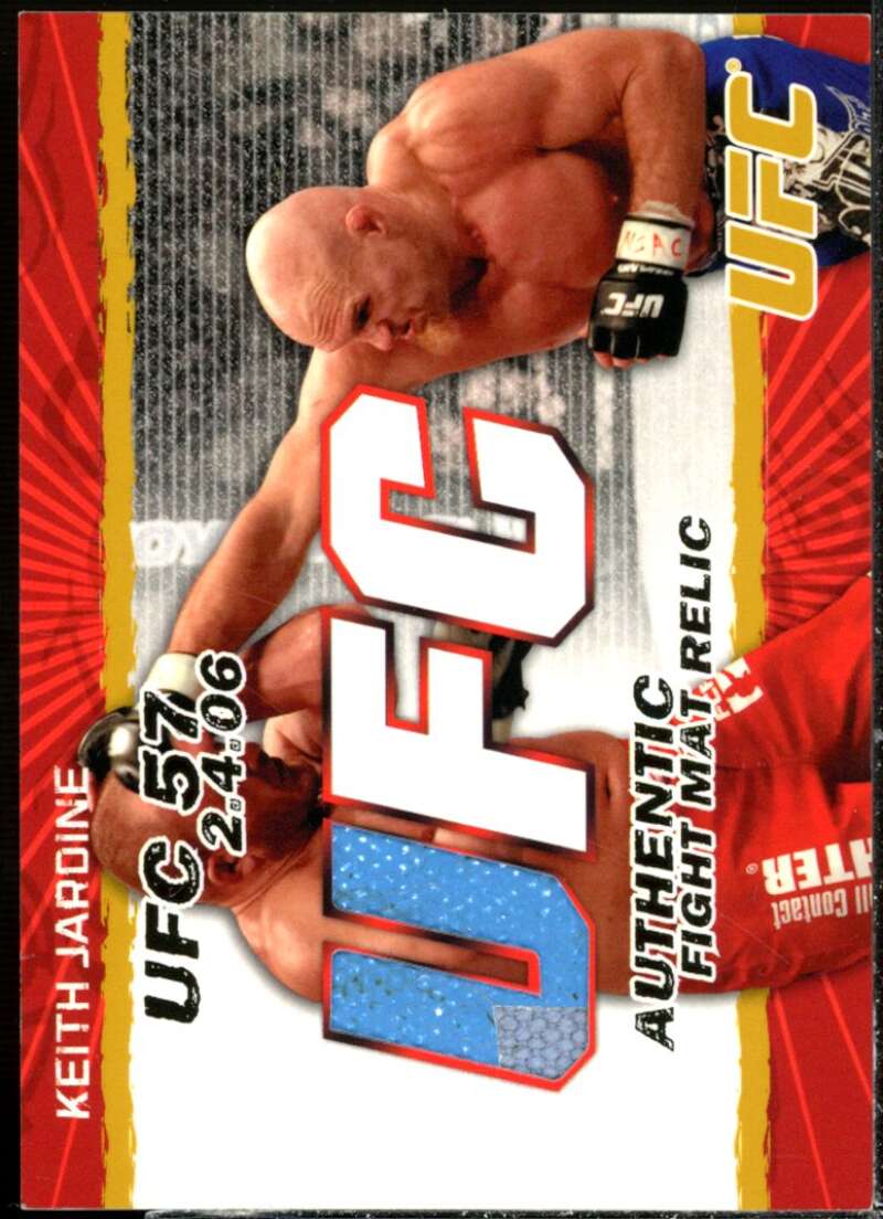 Keith Jardine Card 2009 Topps UFC Fight Mat Relics Gold #FMKJ  Image 1