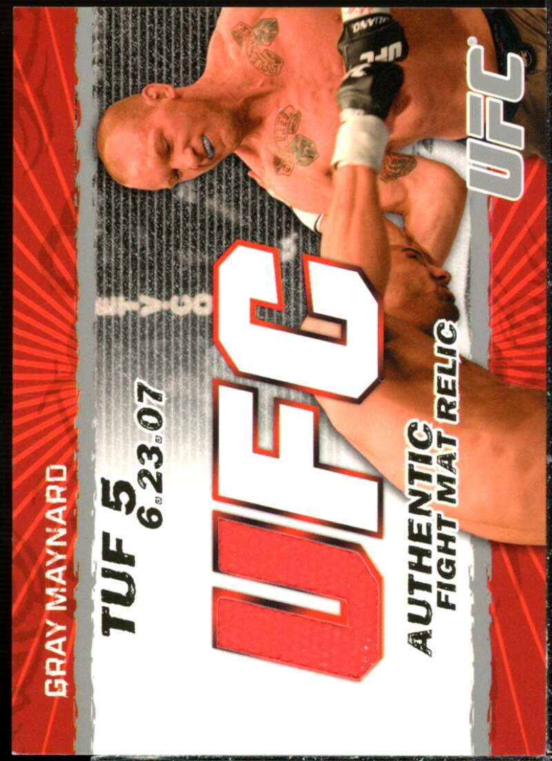 Gray Maynard Card 2009 Topps UFC Fight Mat Relics #FMGM  Image 1