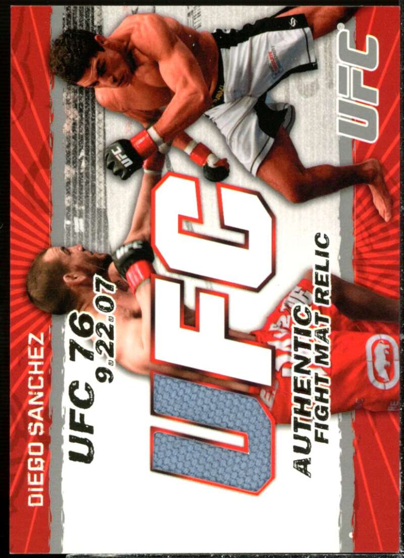 Diego Sanchez Card 2009 Topps UFC Fight Mat Relics #FMDS  Image 1