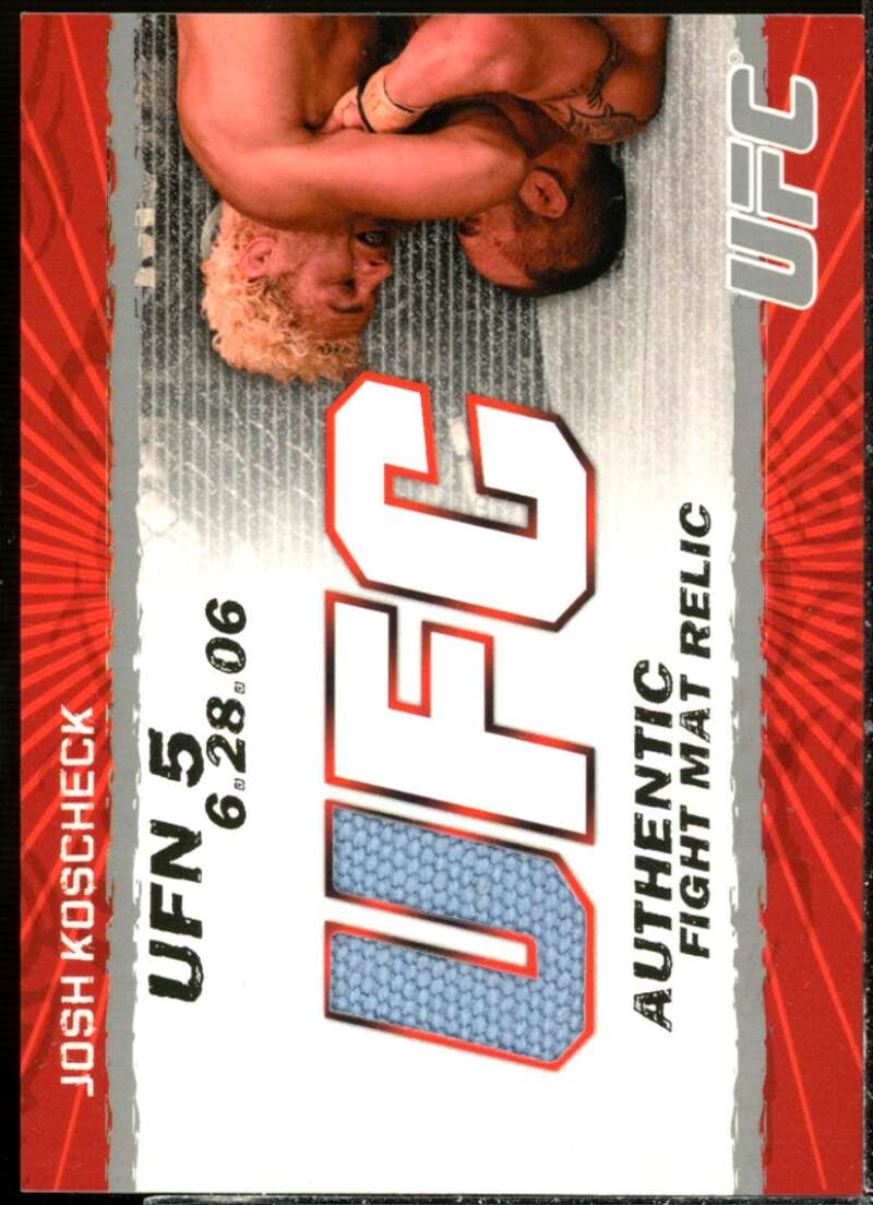 Josh Koscheck Card 2009 Topps UFC Fight Mat Relics #FMJK  Image 1