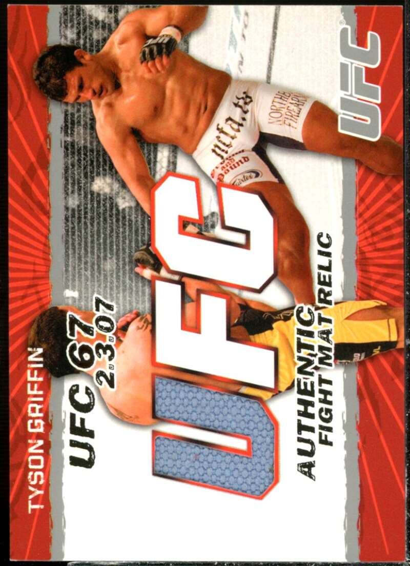 Tyson Griffin Card 2009 Topps UFC Fight Mat Relics #FMTG  Image 1