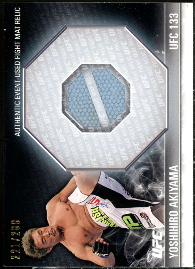 Yoshihiro Akiyama Card 2012 Topps UFC Knockout Fight Mat Relics #FMYA  Image 1