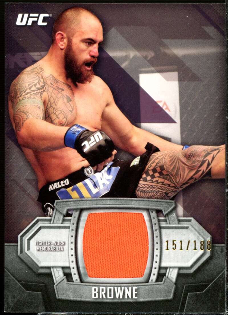 Travis Browne Card 2014 Topps UFC Knockout Relics #KRTB  Image 1