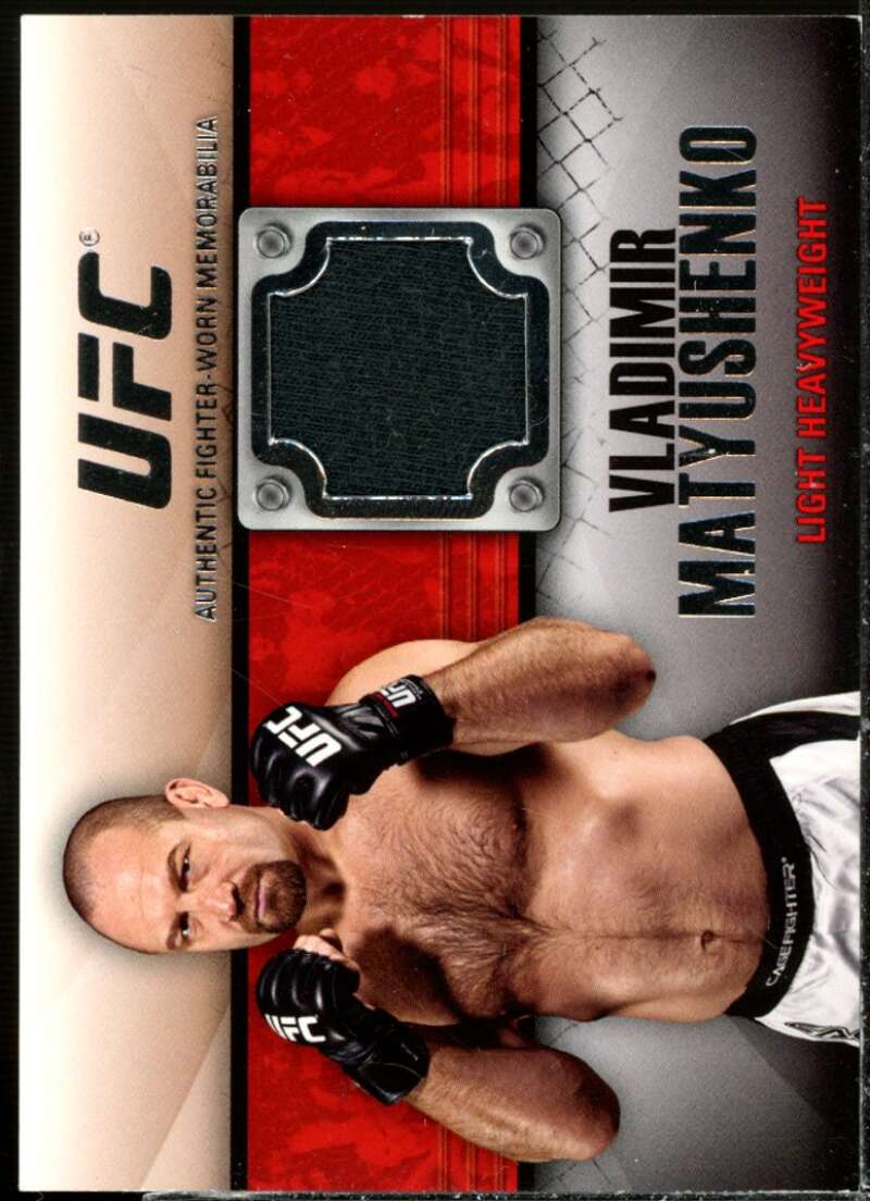 Vladimir Matyushenko Card 2011 Topps UFC Title Shot Fighter Relics #FRVM  Image 1