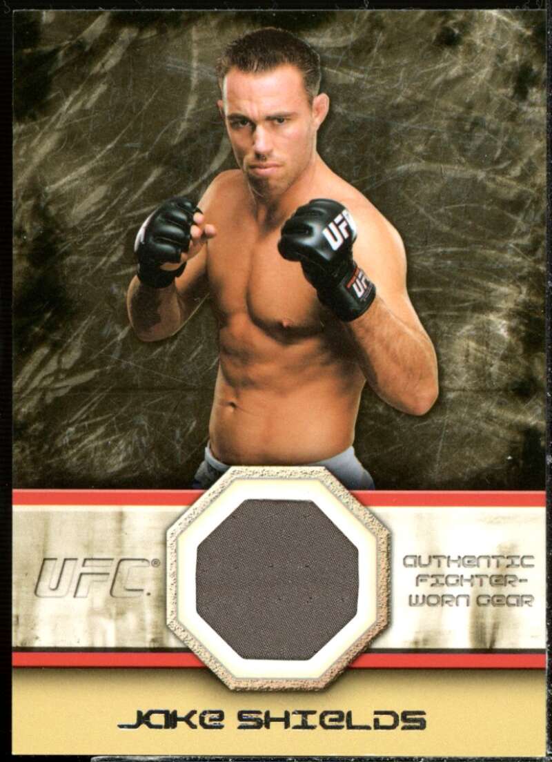 Jake Shields Card 2011 Topps UFC Moment of Truth Fighter Relics #FGJS  Image 1