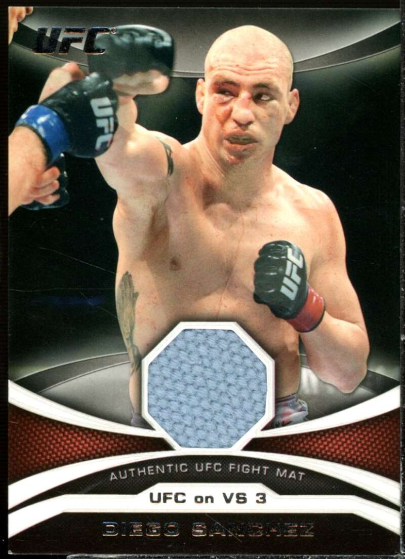 Diego Sanchez Card 2011 Topps UFC Moment of Truth Fight Mat Relics #MTMRDS  Image 1