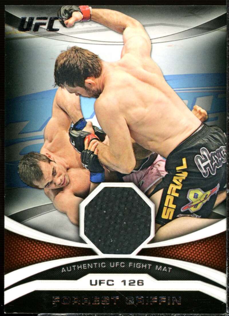 Forrest Griffin Card 2011 Topps UFC Moment of Truth Fight Mat Relics #MTMRFG  Image 1