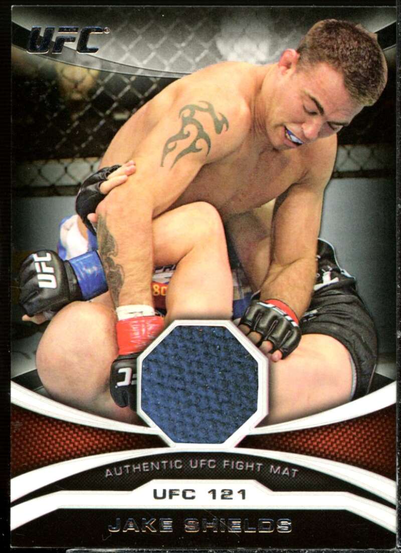 Jake Shields Card 2011 Topps UFC Moment of Truth Fight Mat Relics #MTMRJS  Image 1