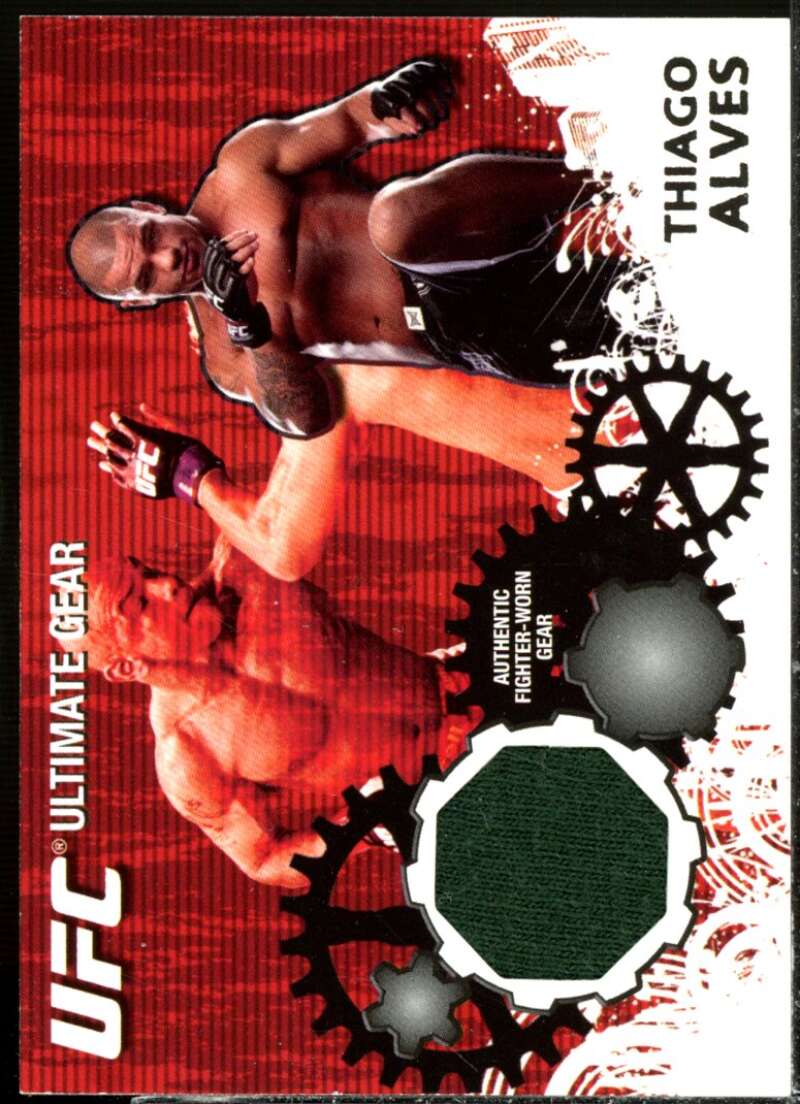 Thiago Alves Card 2010 Topps UFC Ultimate Gear #UGTA  Image 1