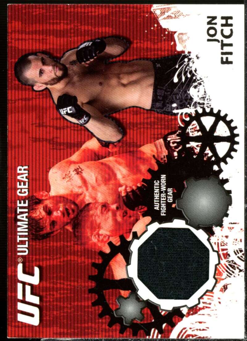 Jon Fitch Card 2010 Topps UFC Ultimate Gear #UGJF  Image 1