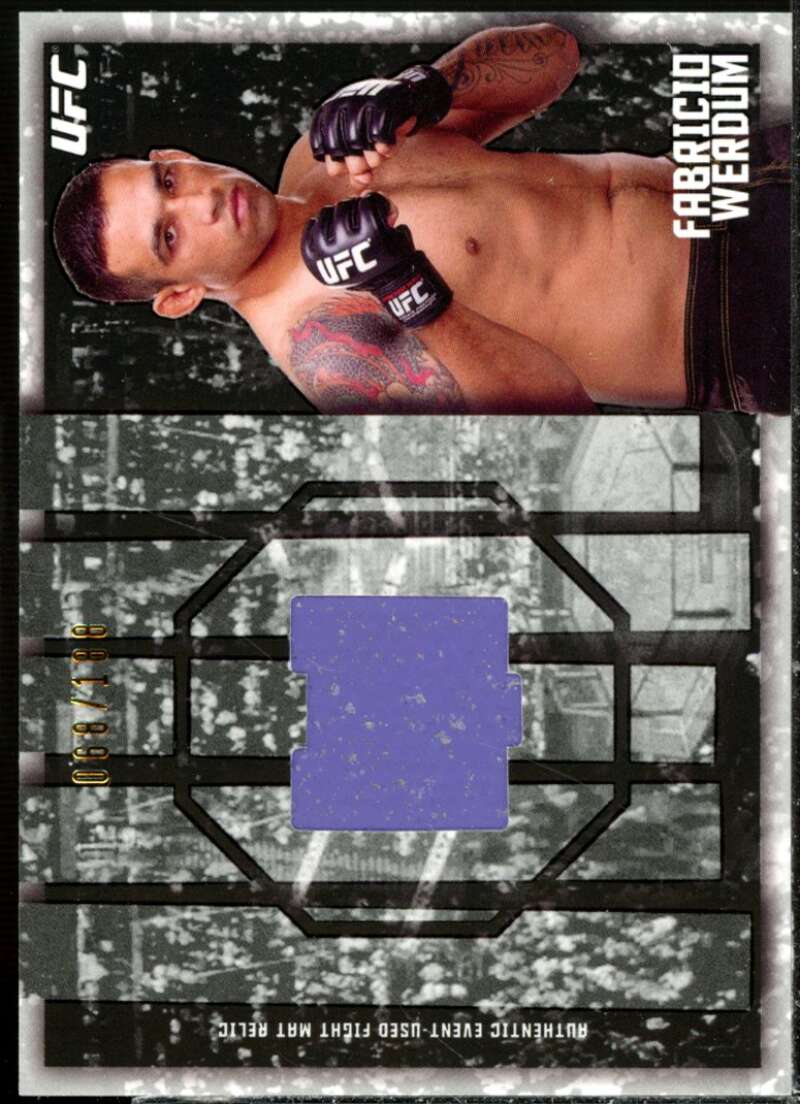 Fabricio Werdum Card 2015 Topps UFC Knockout Fight Mat Relics #FMRFW  Image 1