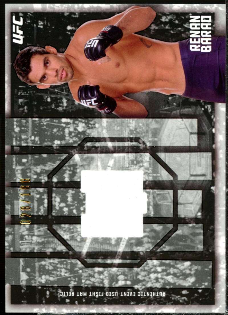 Renan Barao Card 2015 Topps UFC Knockout Fight Mat Relics #FMRRB  Image 1