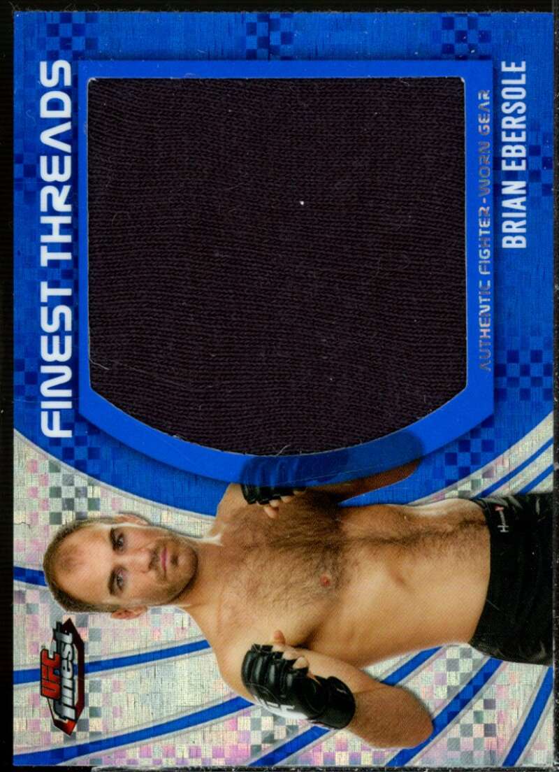 Brian Ebersole 2012 UFC Finest Threads Jumbo Fighter Relics X-Fractors #JFTBE  Image 1