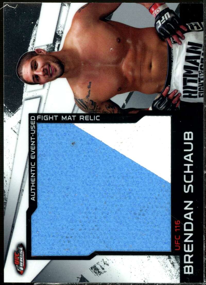 Brendan Schaub Card 2011 Finest UFC Finest Threads Jumbo Fighter Relics #JRBS  Image 1