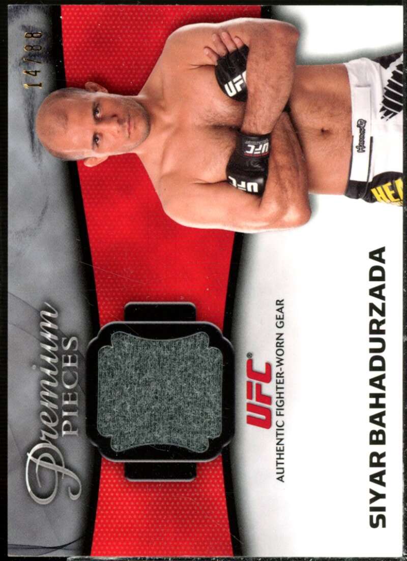 Siyar Bahadurzada Card 2013 Topps UFC Knockout Premium Pieces Relics #PPRSB  Image 1