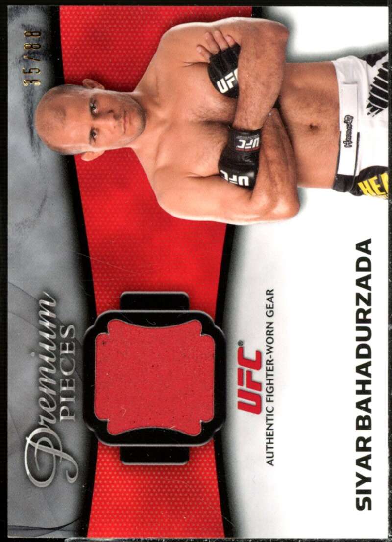 Siyar Bahadurzada Card 2013 Topps UFC Knockout Premium Pieces Relics #PPRSB  Image 1