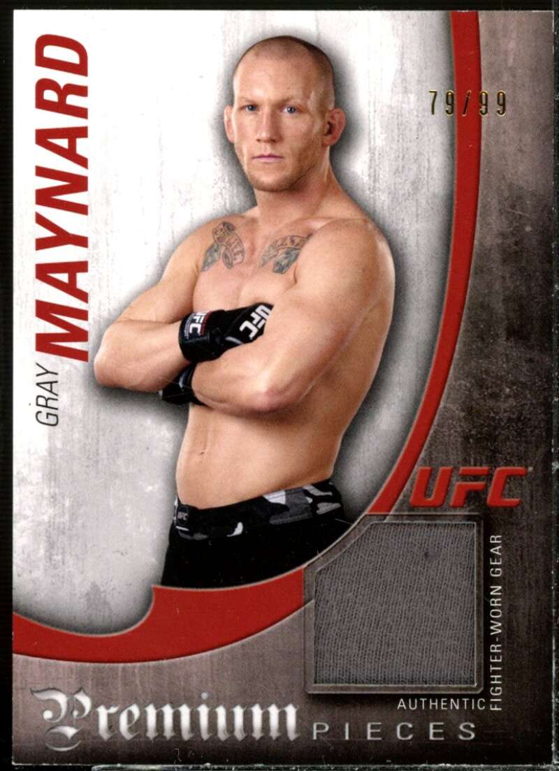 Gray Maynard Card 2010 Topps UFC Knockout Premium Pieces Relics #PPGM  Image 1