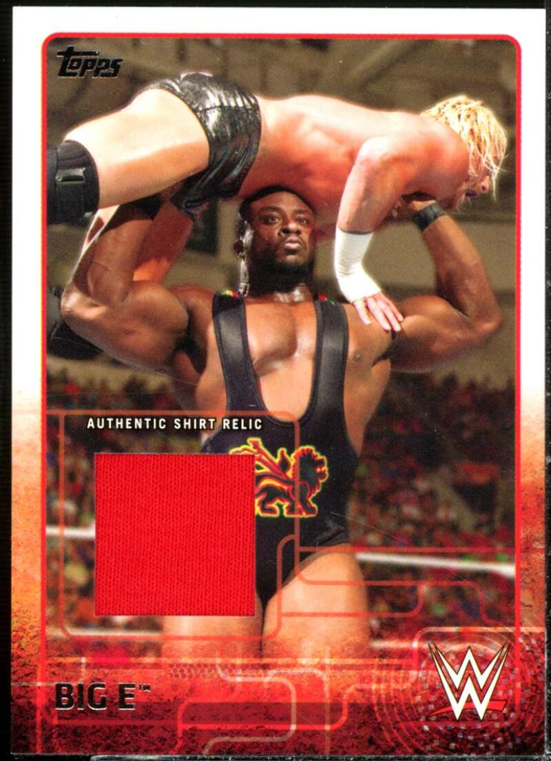 Big E Card 2015 Topps WWE Swatch Relics #NNO  Image 1