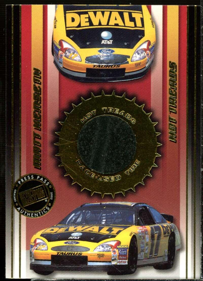 Matt Kenseth's Car Card 2002 Press Pass Hot Treads #HT21  Image 1