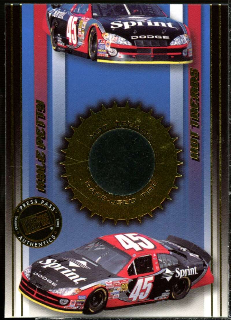 Kyle Petty's Car Card 2002 Press Pass Hot Treads #HT32  Image 1