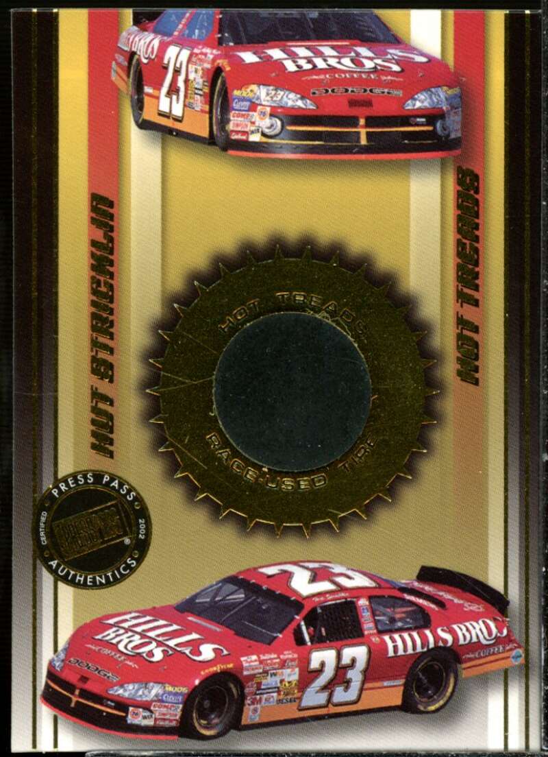 Hut Stricklin's Car Card 2002 Press Pass Hot Treads #HT29  Image 1