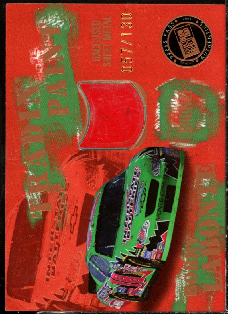 Bobby Labonte Card 2004 VIP Tradin' Paint Bronze #TPT8  Image 1