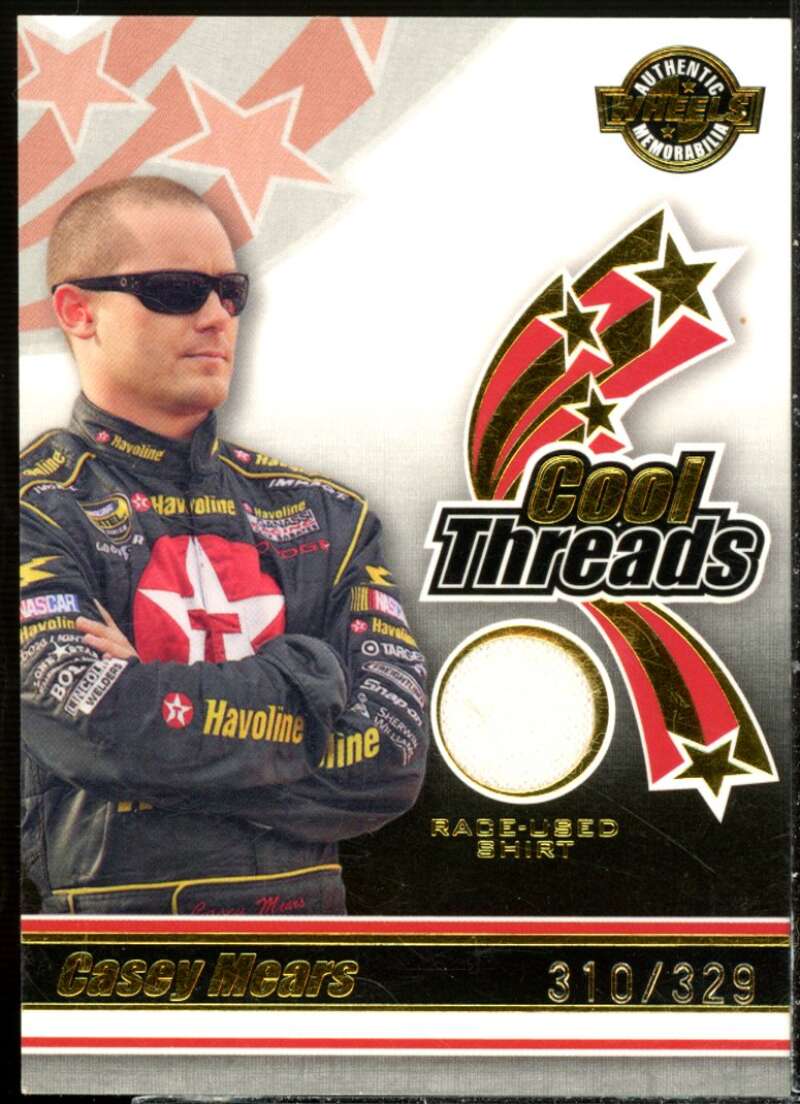 Casey Mears Card 2006 Wheels American Thunder Cool Threads #CT5  Image 1