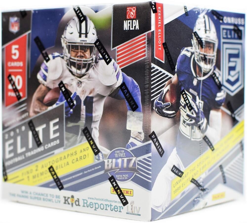 2019 Panini Elite Football Hobby Box Image 2