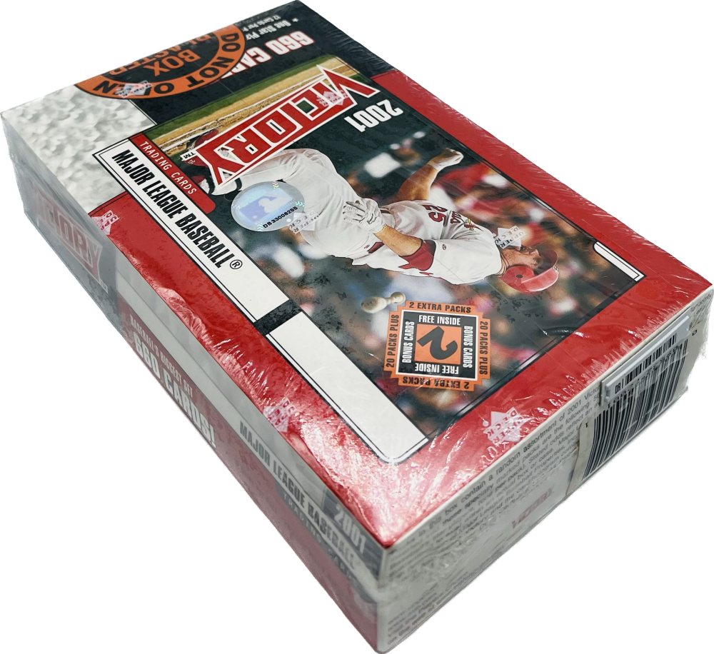 2001 Upper Deck Victory Baseball 22-Pack Blaster Box Image 3