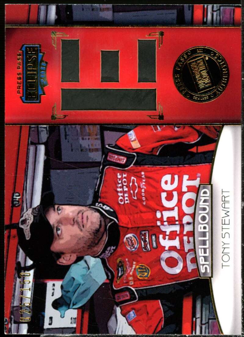 Tony Stewart Card 2011 Press Pass Eclipse Spellbound Swatches #SBTS3  Image 1