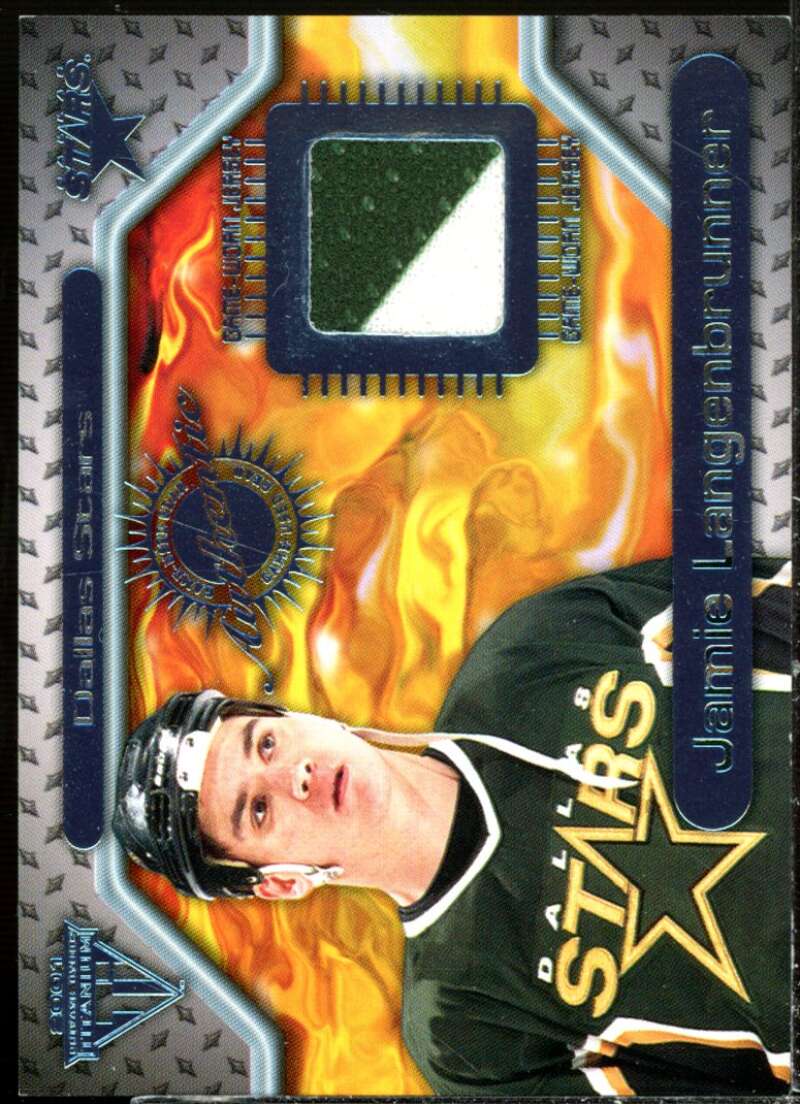 Jamie Langenbrunner Card 2000-01 Titanium Game Gear #86  Image 1