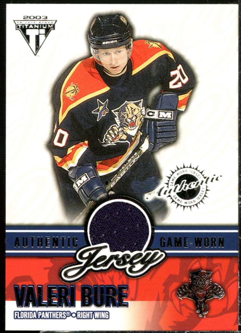 Valeri Bure Card 2002-03 Titanium Jerseys #31  Image 1