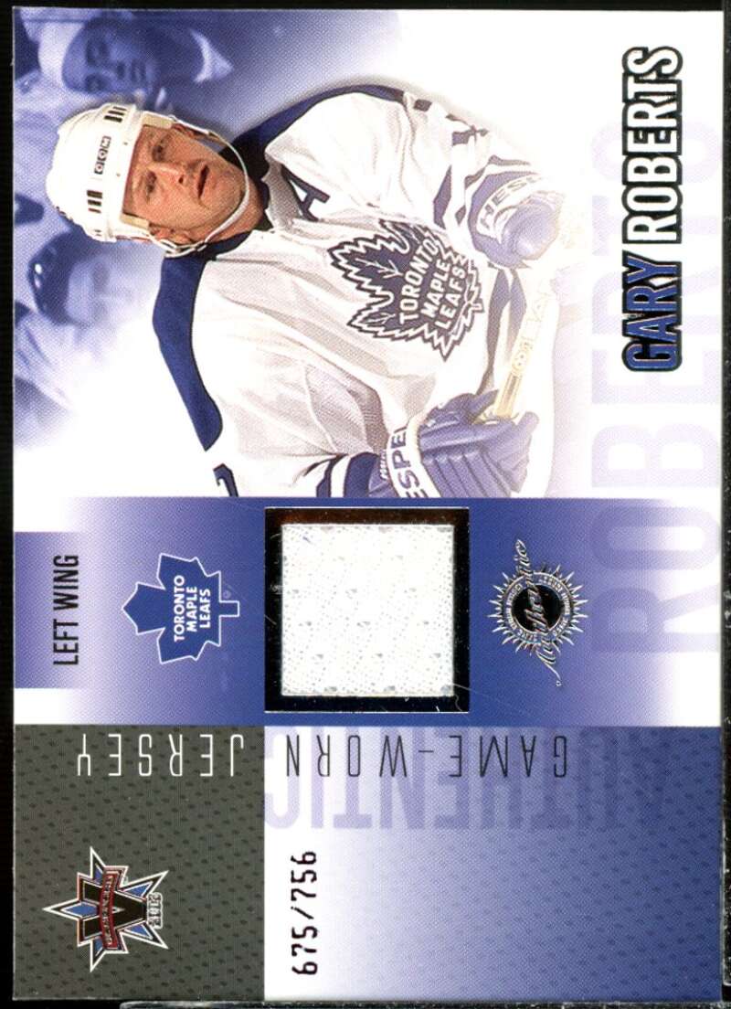 Gary Roberts Card 2002-03 Vanguard Jerseys #44  Image 1