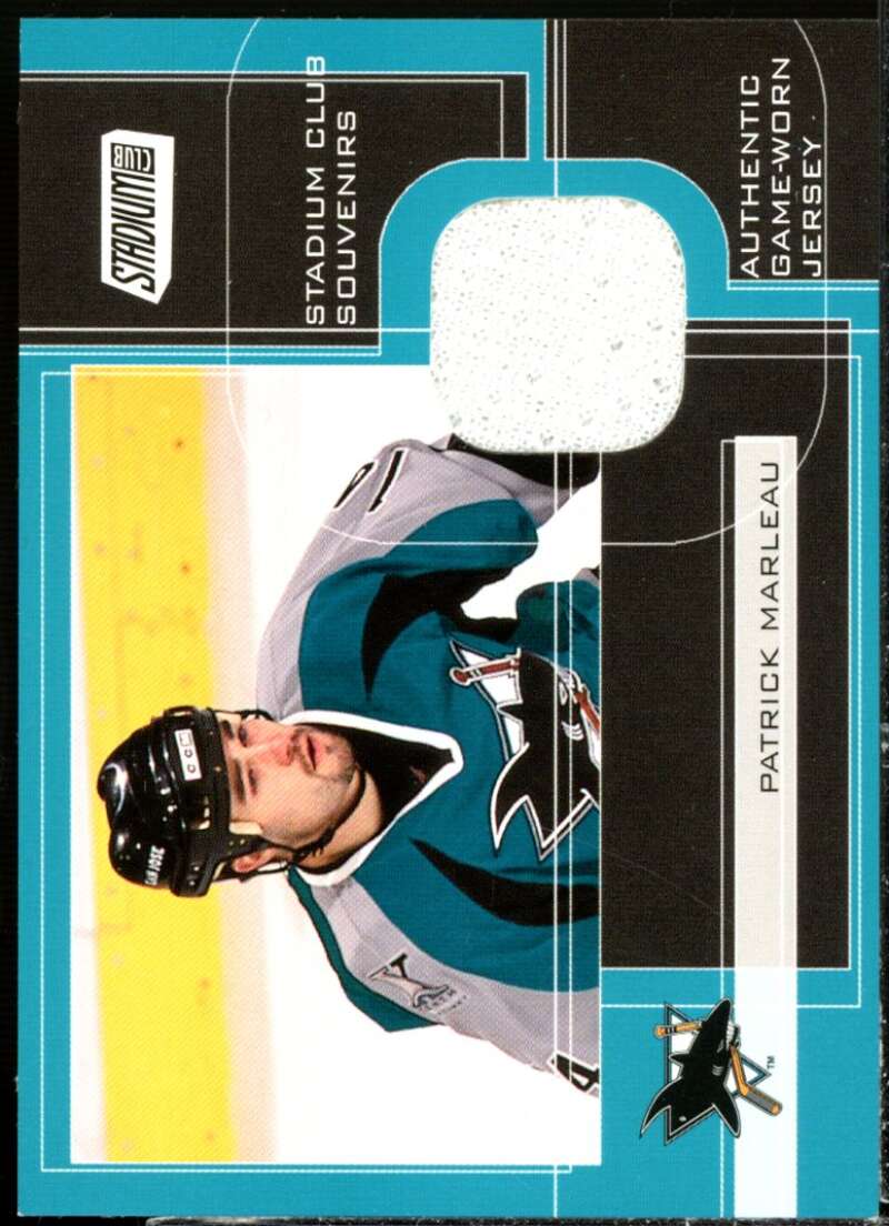 Patrick Marleau Card 2001-02 Stadium Club Souvenirs #PM  Image 1