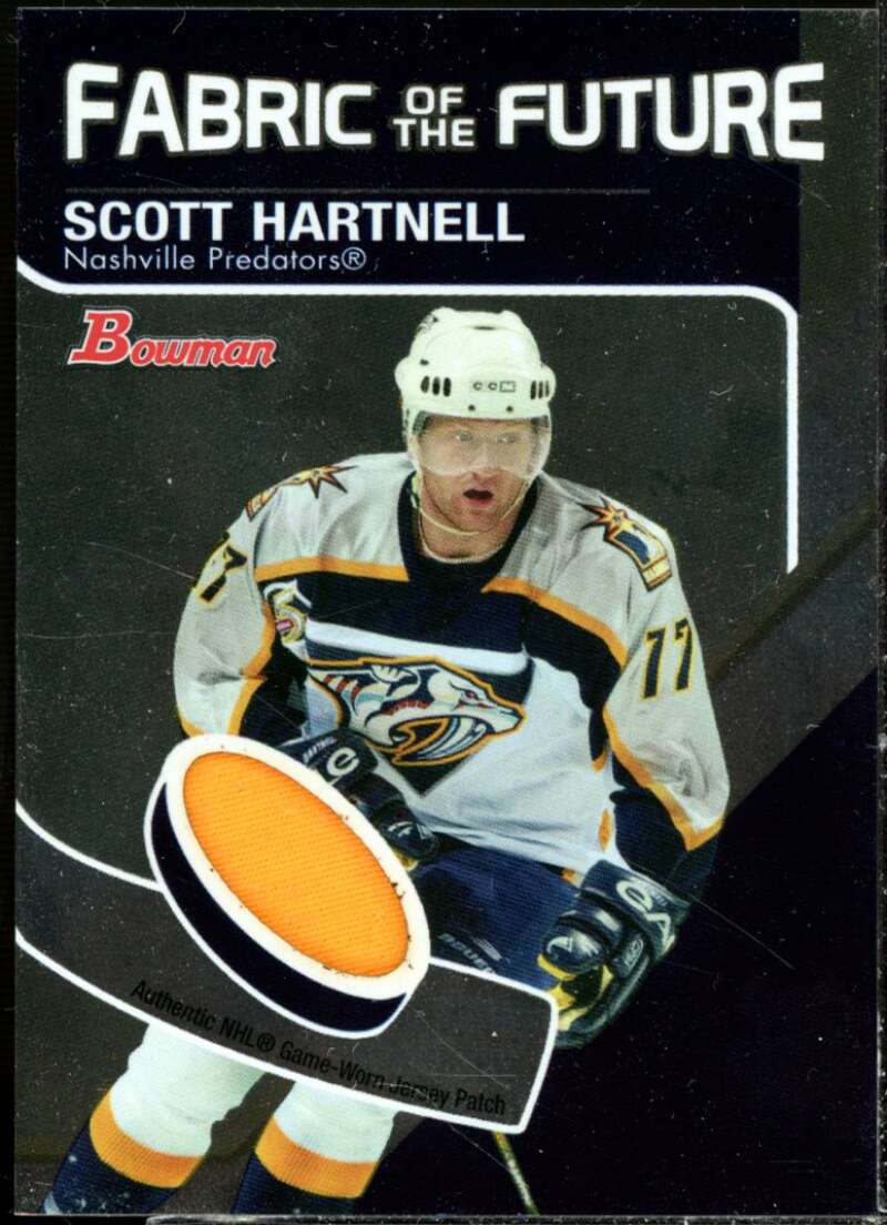 Scott Hartnell Card 2003-04 Bowman Future Fabric Patches #SH  Image 1