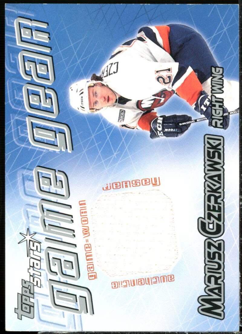 Mariusz Czerkawski Card 2000-01 Topps Stars Game Gear #GGMC  Image 1