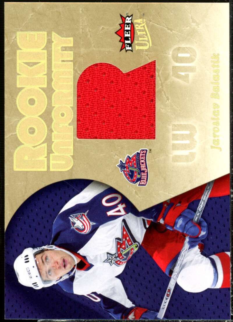 Jaroslav Balastik Card 2005-06 Ultra Rookie Uniformity Jerseys #RUJB  Image 1