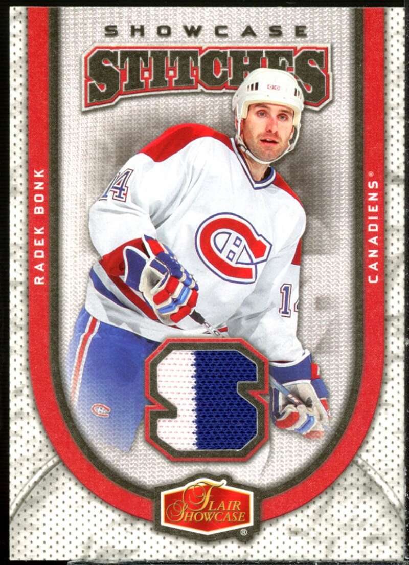 Radek Bonk Card 2006-07 Flair Showcase Stitches #SSBO  Image 1