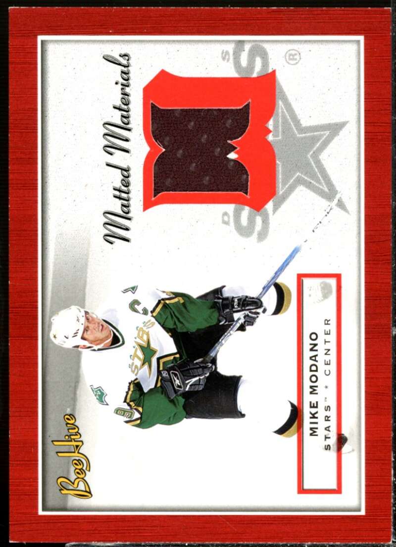 Mike Modano Card 2005-06 Beehive Matted Materials #MMMM  Image 1